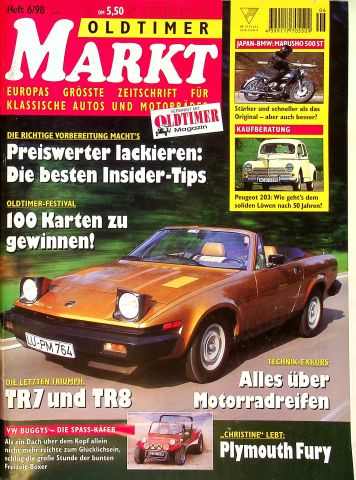Deckblatt Oldtimer Markt (06/1998)